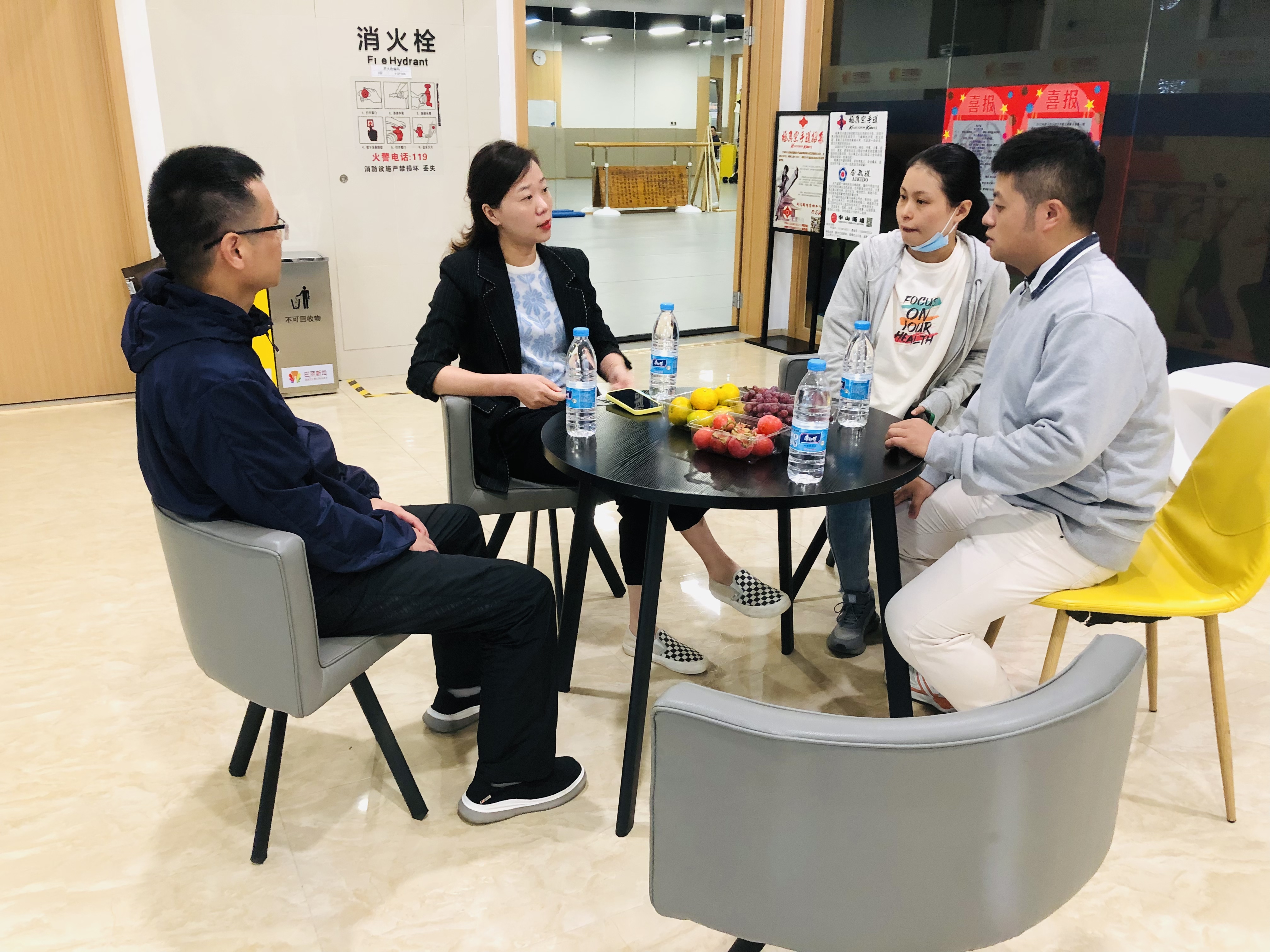 鄞州区体育局领导莅临我馆视察指导